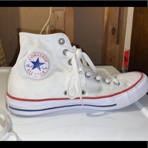 Classic White Hi-Top Converse